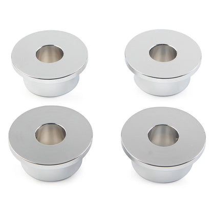 Handlebar Riser Bushings for Harley Dyna Wide Super Glide Softail (2006–2023) Chrome