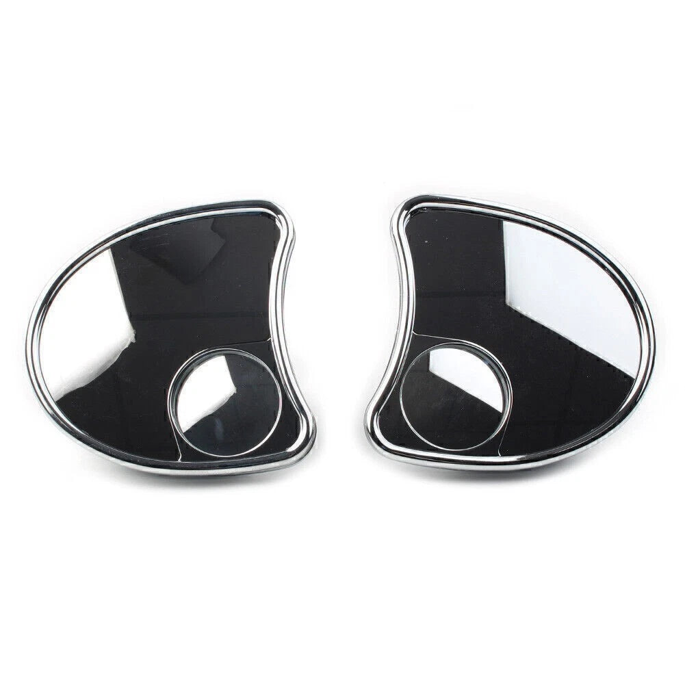 Chrome Fairing Mirror w/ Blind Spot for Harley Batwing Touring (2014–2023)