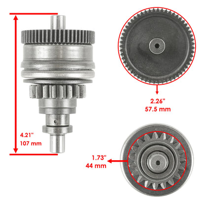 Starter Drive Bendix for Yamaha Wave Raider RA1100 RA700 (1995–1999)