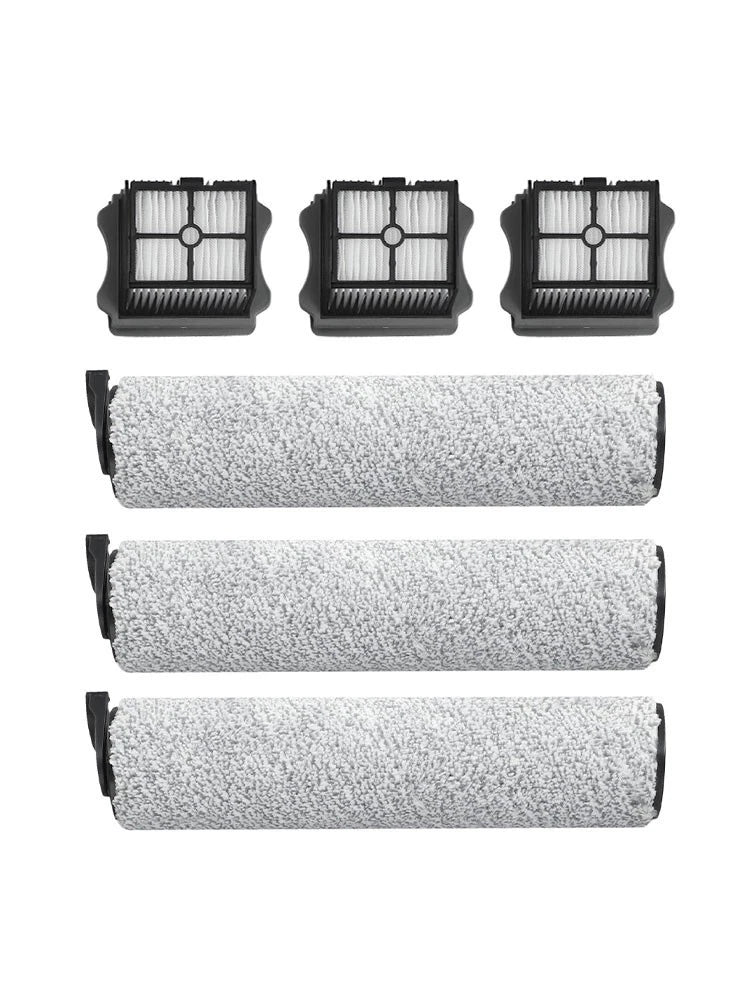 Set of Roller Brushes and Filters for Tineco Floor ONE S3