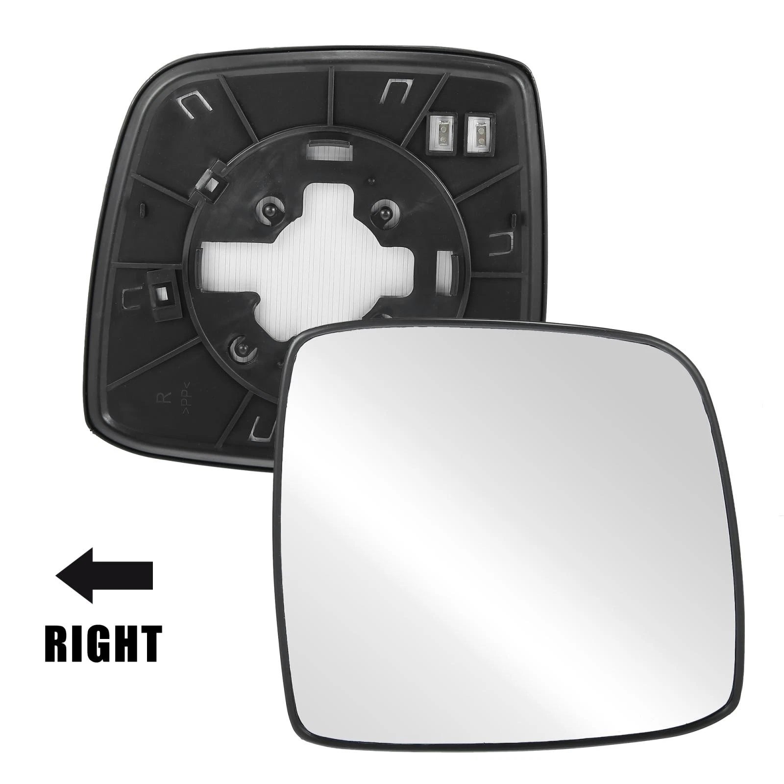 Right Side Heated Mirror Glass Replacement for Hyundai iLOAD i MAX TQ (2008–)