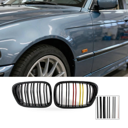 Gloss Black Double Line Grille for BMW E39 (1999–2004)