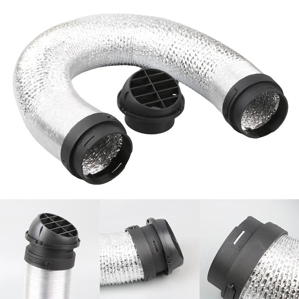 Flexible 75mm Diesel Heater Duct Extension for Efficient Airflow Control