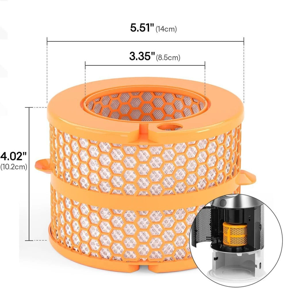 Air Purification Filter Cartridge for ABS Wood Pulp Paper Air Purifiers 1 Pack