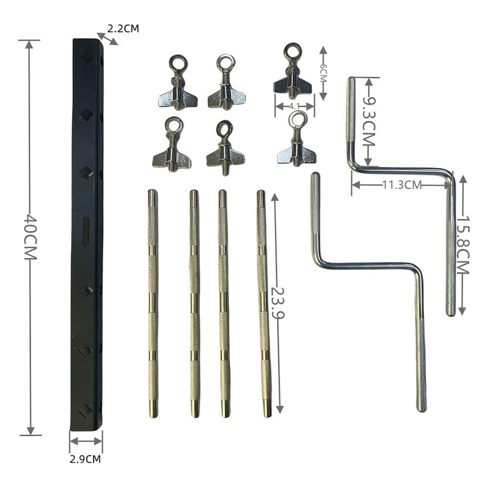 Plastic Cowbell Bracket Stand with Assembly Tool for