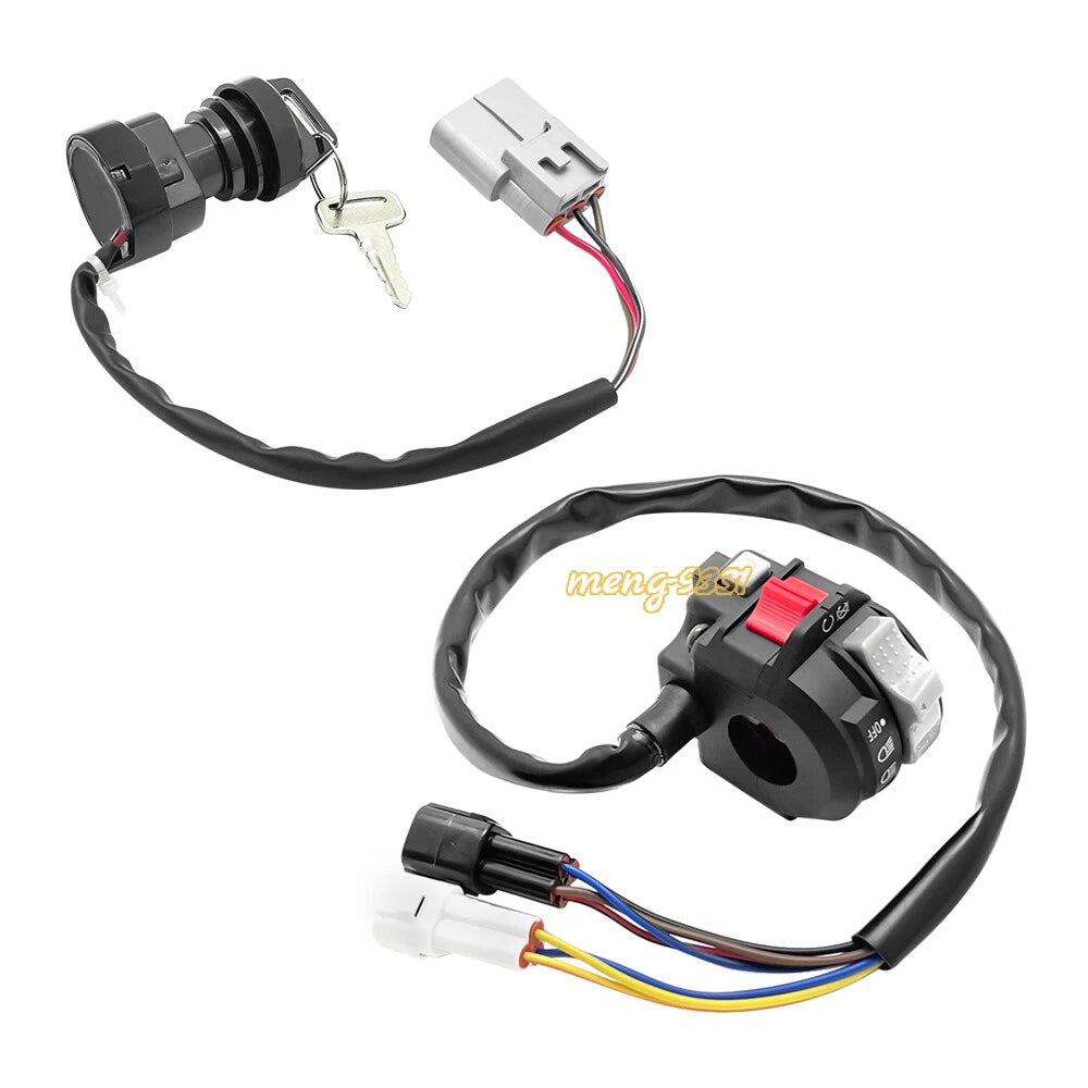 Handlebar Start Switch & Ignition Key Switch for Yamaha Kodiak 450 700 (2016–2023)