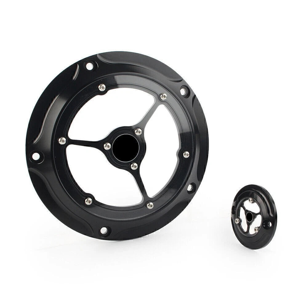 Clarity Timing Covers for Harley Touring FLH/T (2014–2018) - Black
