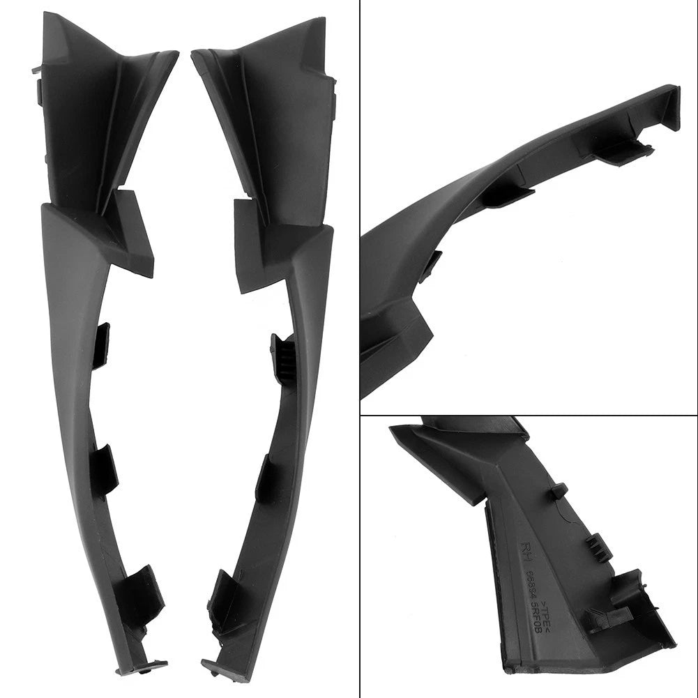 Wiper Cowl Cover for - Black Guide Plate Plastic