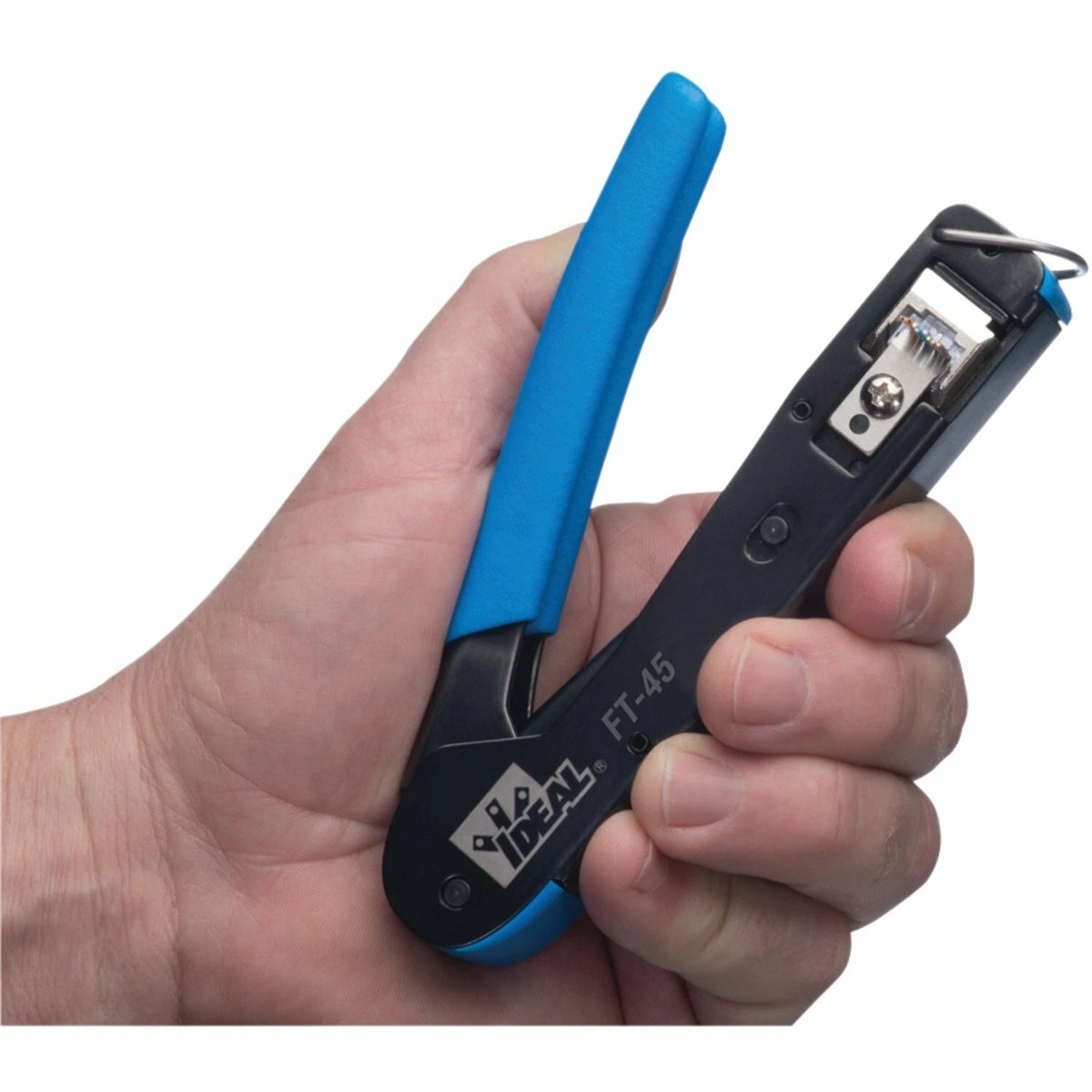 FT-45 Feed-Thru Mod Plug Crimp Tool for Ideal 30-495