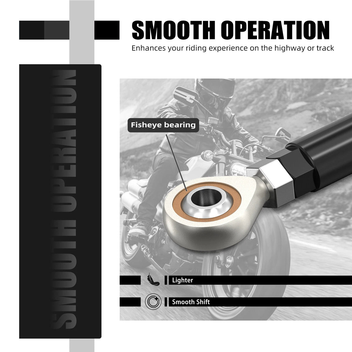 CNC Smooth Gear Shift Linkage Lever for Harley Sportster S (2021–2024)