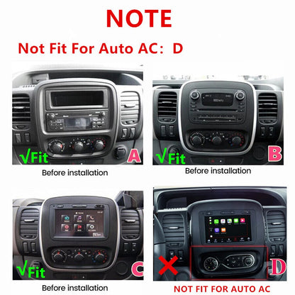 9" Android 11.0 Car Stereo Radio GPS for Renault Trafic (2014–2021)