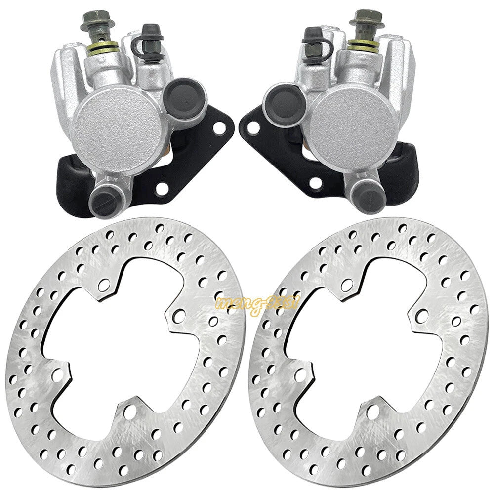 Front Brake Calipers & Disc Rotors for Kawasaki Prairie 360 (2003–2013)