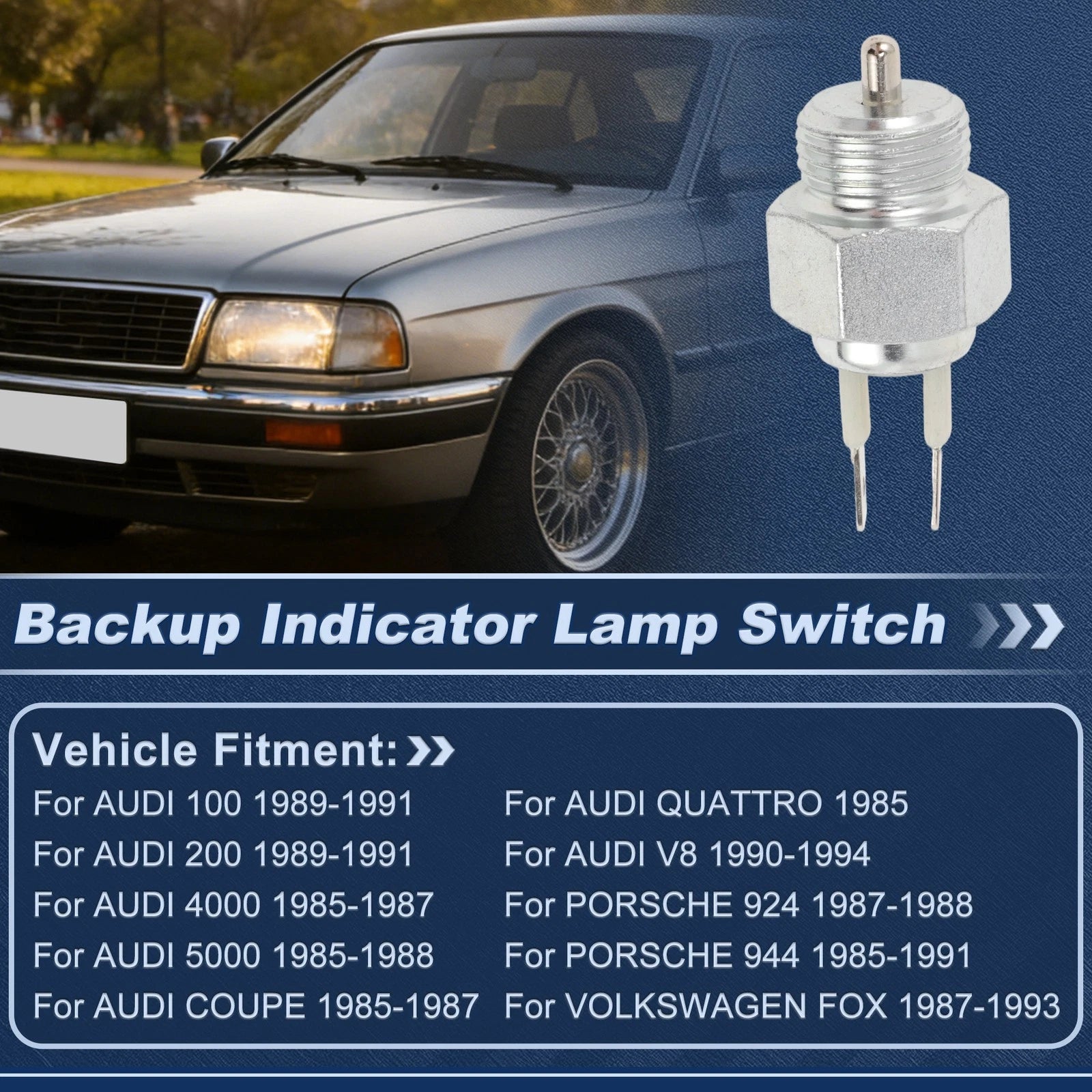 Reverse Light Switch for Audi 100 (1989–1991) Backup Indicator Lamp