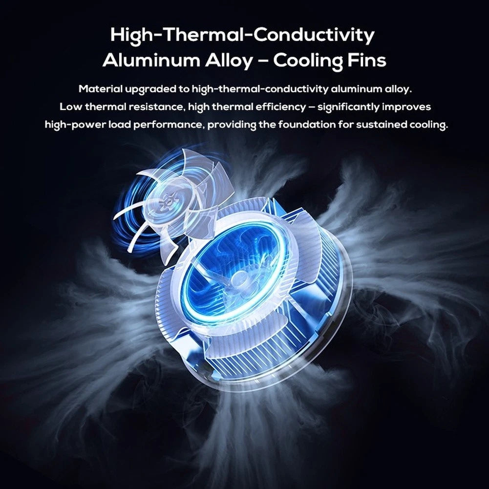 AI-Powered Magnetic Phone Cooler with RGB Light for Universal Use (2023)