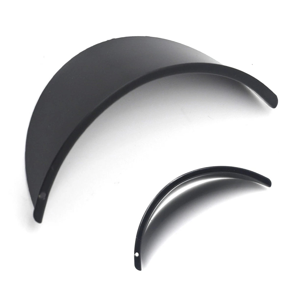 Black Passing Lamp Visor for Harley Softail Touring Dyna (4.5")
