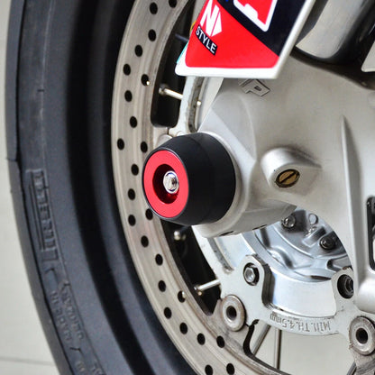 Spindle Sliders Crash Protection Pads for Ducati Scrambler Desert Sled (2017–2021)