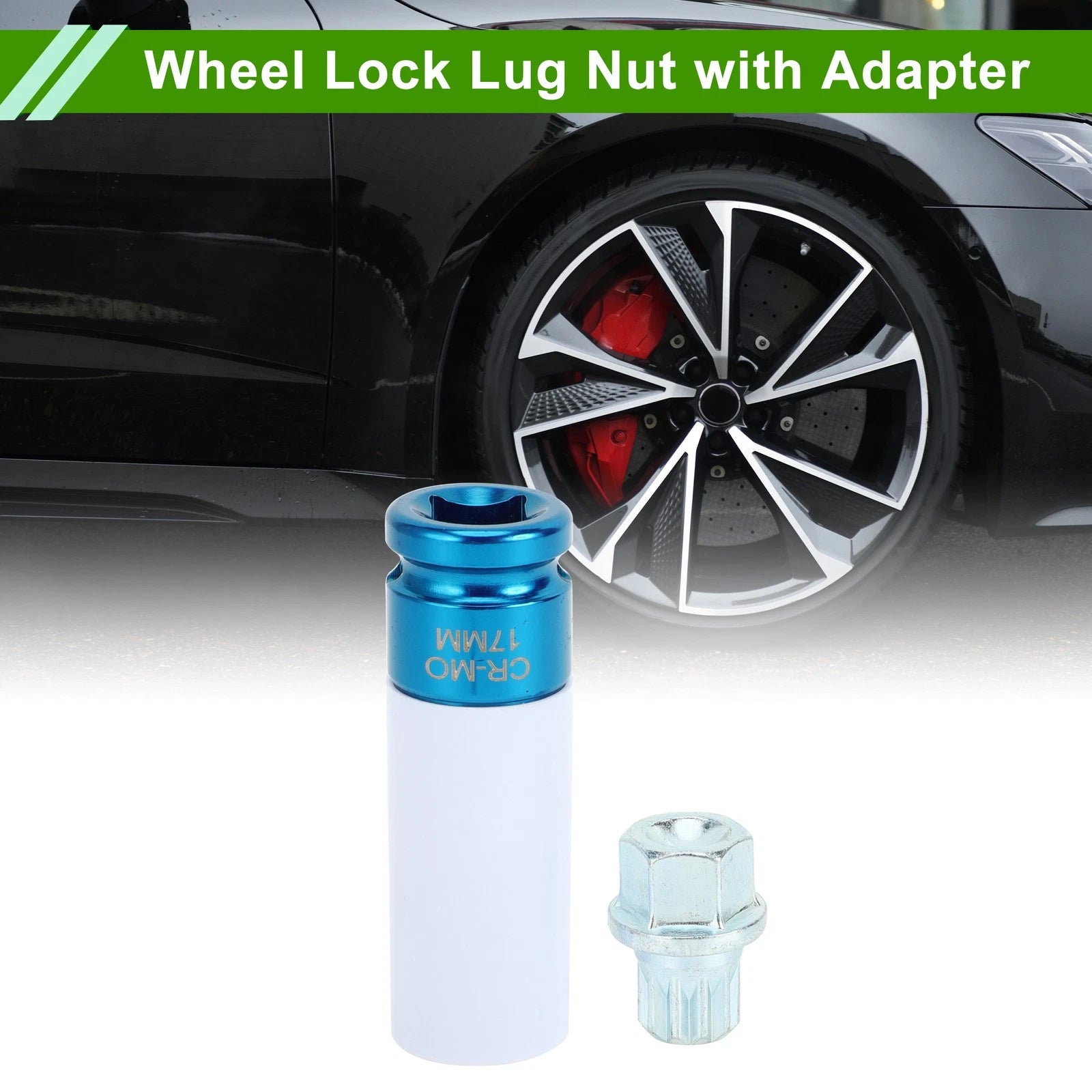 Wheel Lock Lug Nut Key Socket Removal Tool for Audi VW (2005–2015)
