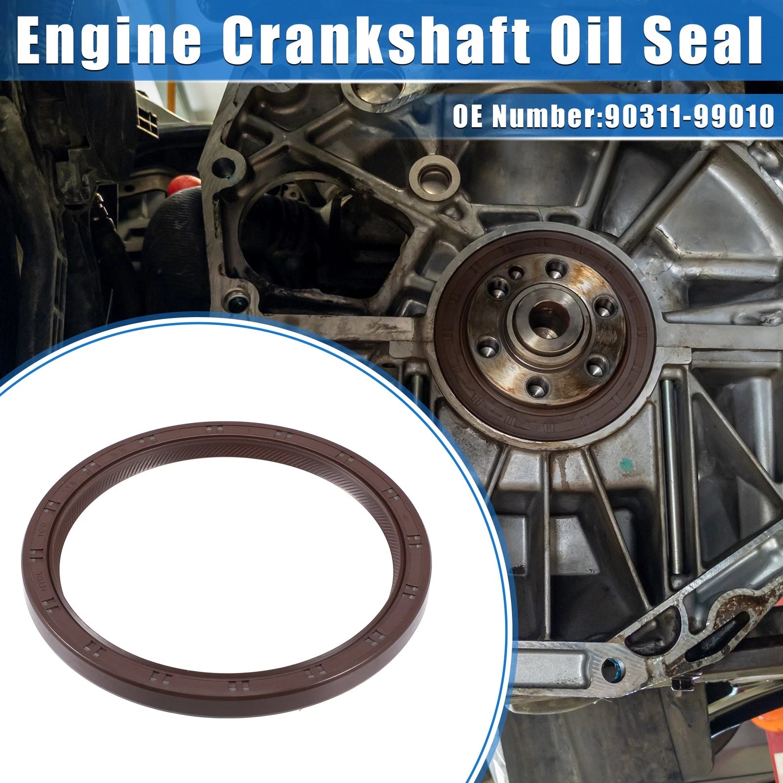 Engine Crankshaft Oil Seal Replacement for Toyota 4Runner (2003–2019)