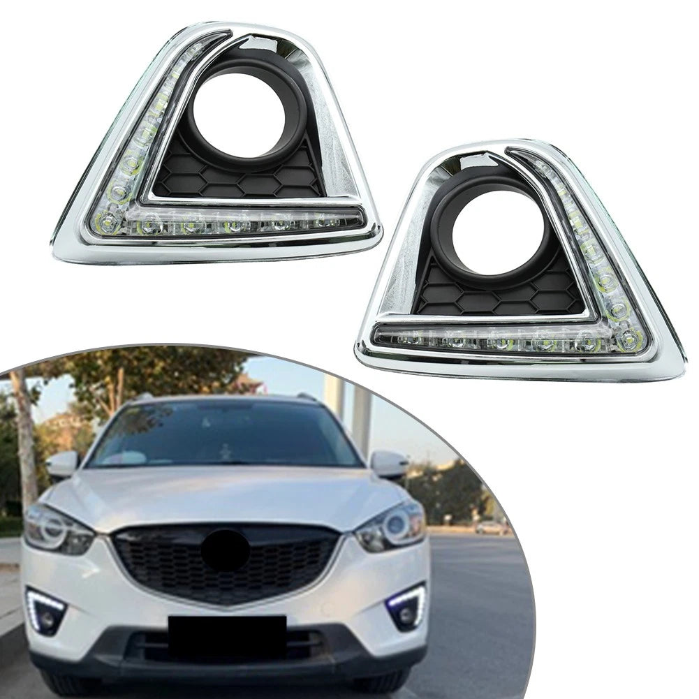 2X LED Daytime Running Lights DRL for Mazda CX-5 (2012–2014)