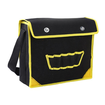 Canvas Electrician Tool Carrier with Reinforced Material and Pockets