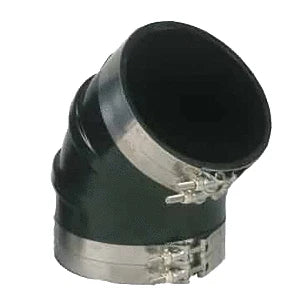 EPDM Rubber Molded Wet Exhaust Elbow for Trident Marine (3-1/2" ID)