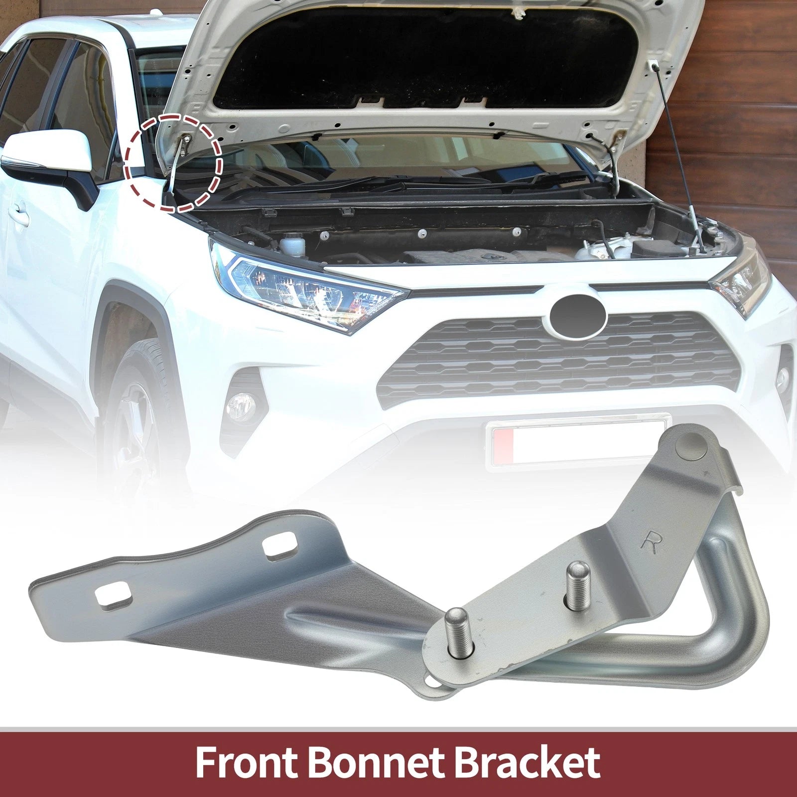 Hood Hinge for Ford Focus II (2004–2012) Right Side