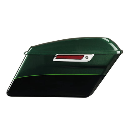 Hard Saddlebags for Harley Street Glide (2014–2024) Deep Jade Pearl/Vivid Black