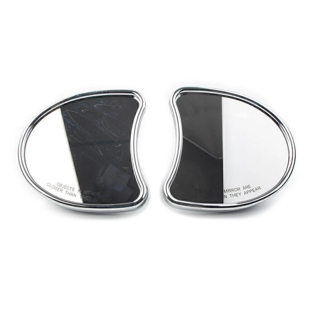 Chrome Inner Fairing Mount Side Rearview Mirrors for Harley FLHX FLHTK (2014–2023)