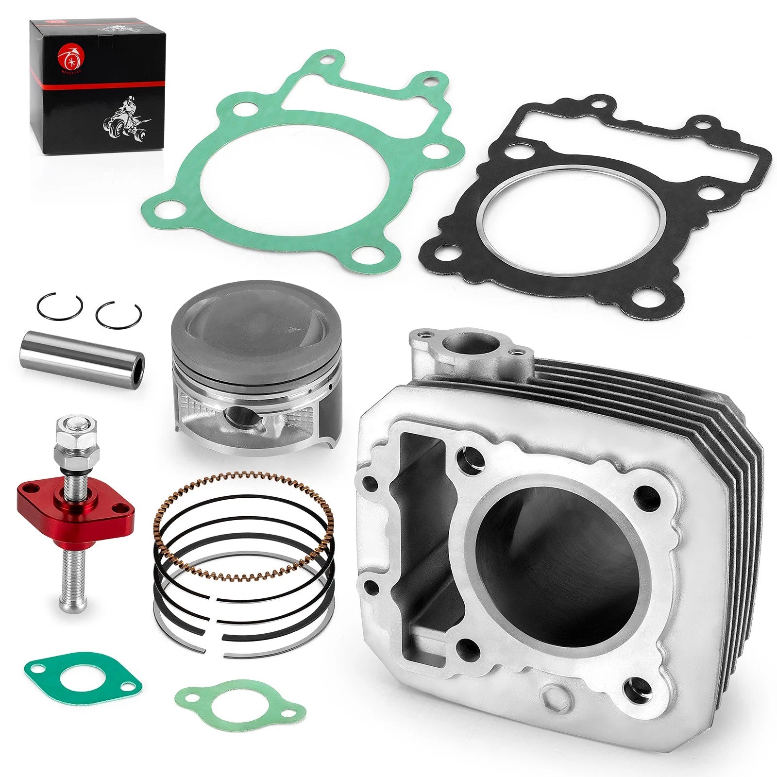 Piston Rings Gasket Kit & Tensioner for Kawasaki Bayou 250 (2003–2011)