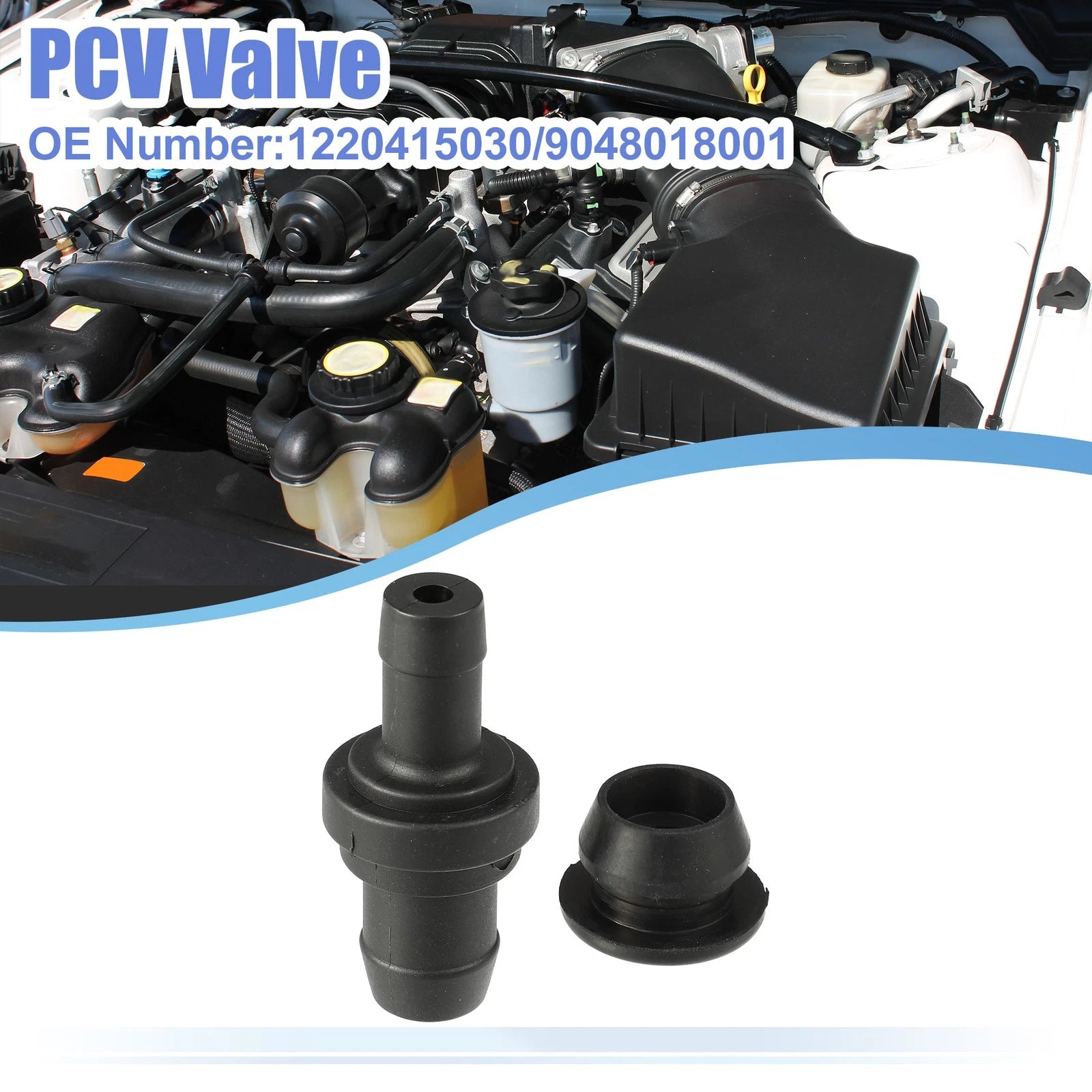 PCV Valve Grommet Kit Replacement for Toyota Celica Corolla (1990–2004)