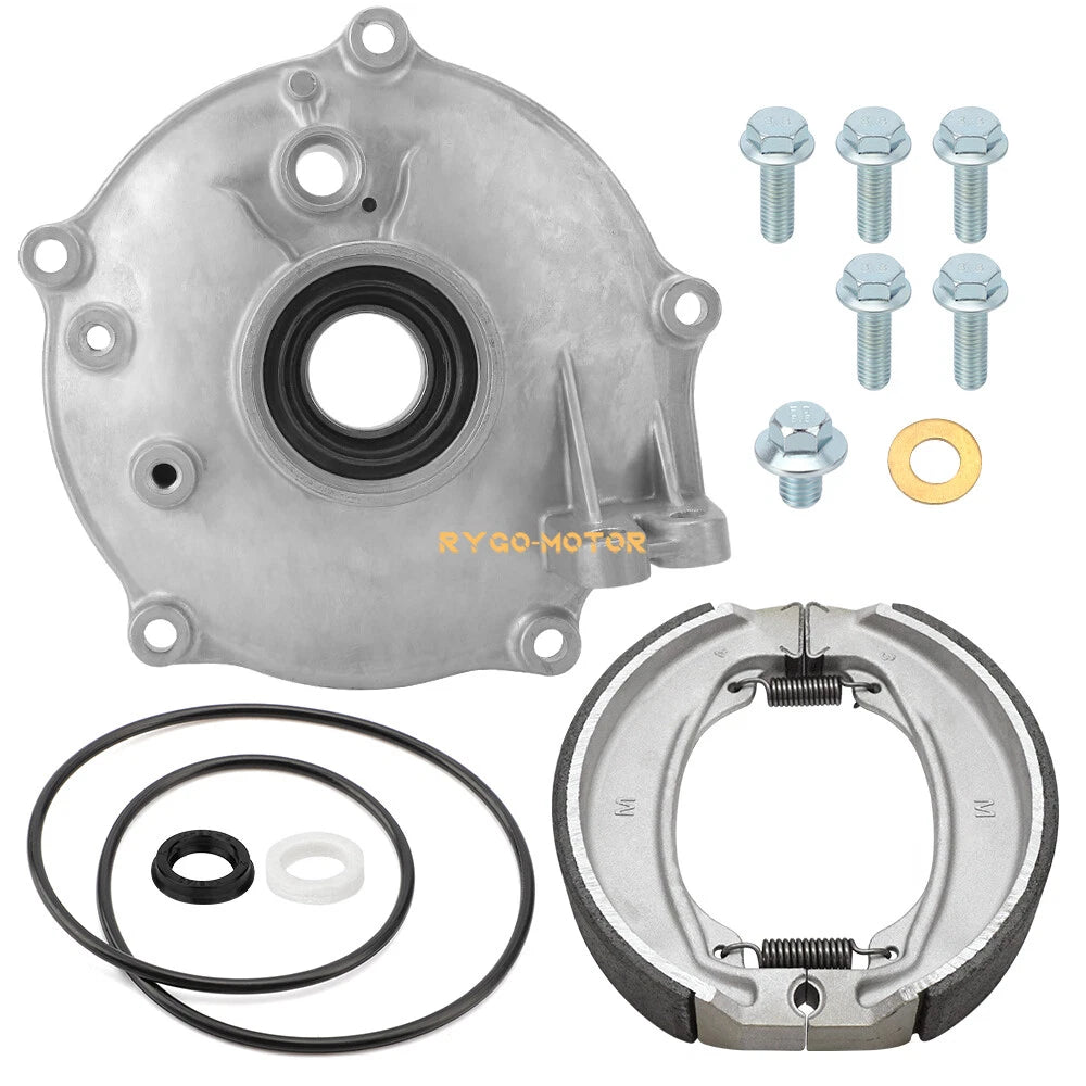 Rear Brake Backing Plate Panel & Shoes Kit for Honda Recon 250 TRX250 (1997–2024)