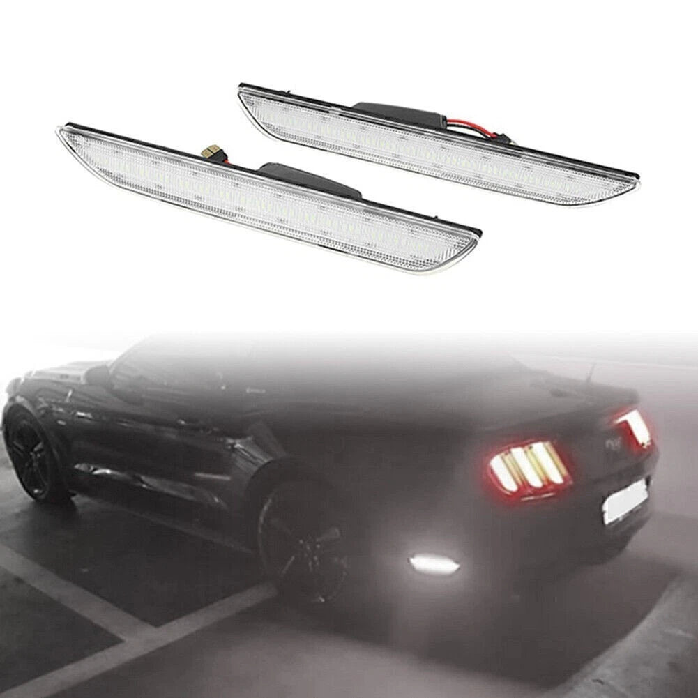 2X LED Rear Side Marker Lights for Ford Mustang (2015–2022)