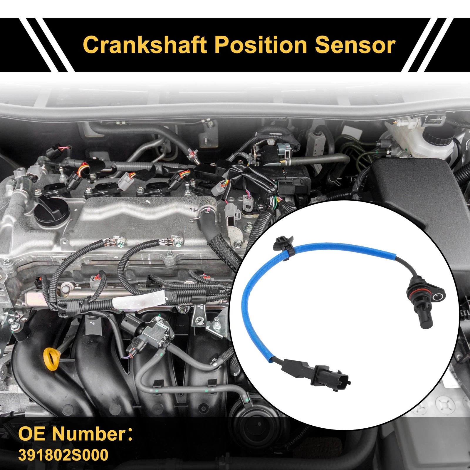 Crankshaft Position Sensor for Hyundai Accent 1.6 (2020–2022)