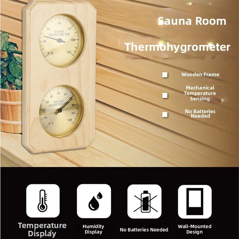 Sauna Thermometer for Sauna Room (Accurate Temperature Readings)