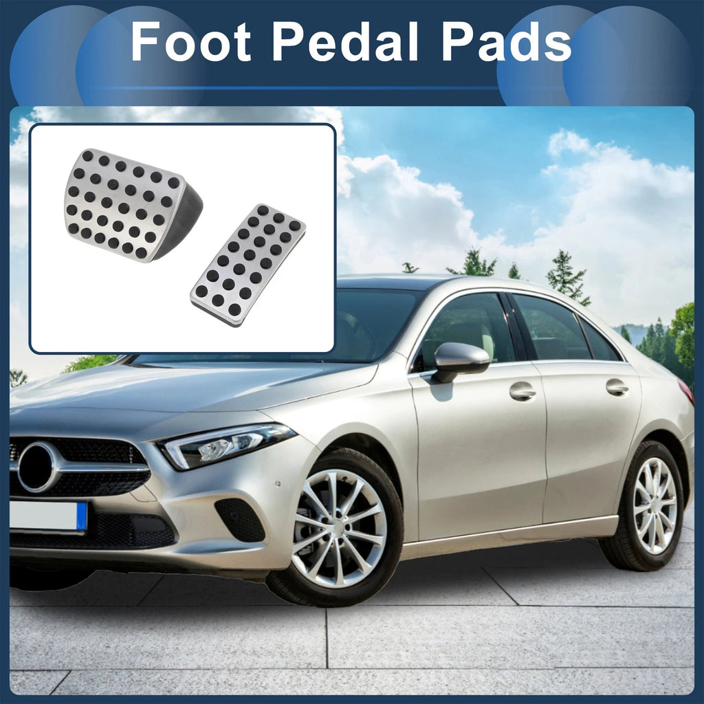 Automatic Footrest Pedals Cover Set for Mercedes-Benz A-Class (2019–2025)