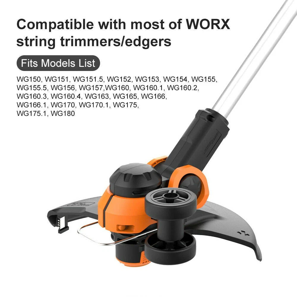 6X String Trimmer Spools for BLACK+DECKER GH900 (AF-100-3ZP) 0.065" Line