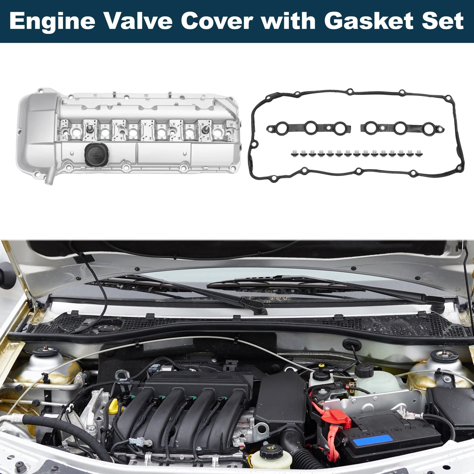 Engine Valve Cover with Gasket for BMW 325i (2001–2002)