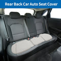 White Leather Back Seat Cover for