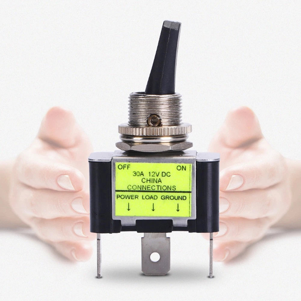 12V 30A Car Turn Switch with LED SPST for (ASW07D2)