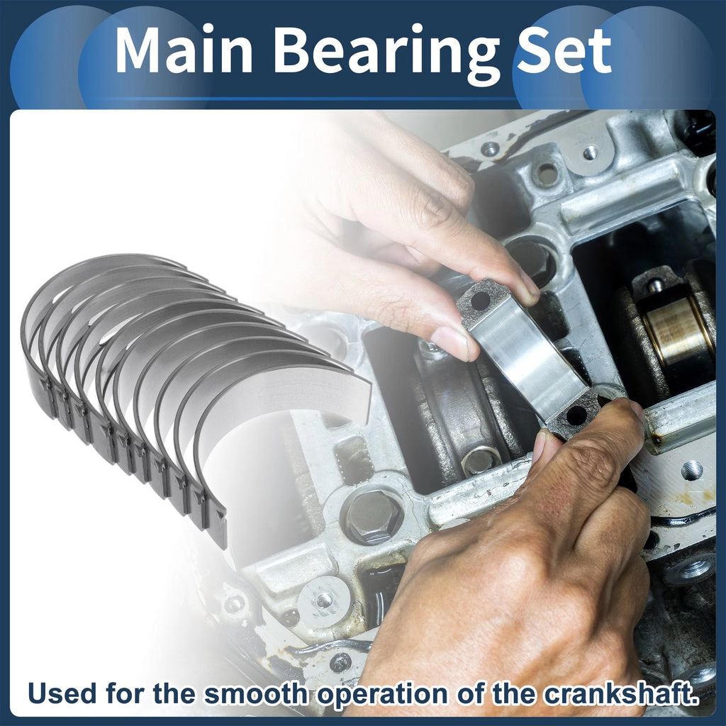 Main Bearing Set for Mitsubishi Canter 1982–1986 Replacement 10 Piece Kit