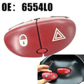 Hazard Light Switch Button 6554L0 for Peugeot 206 Hatchback (1998–2015)