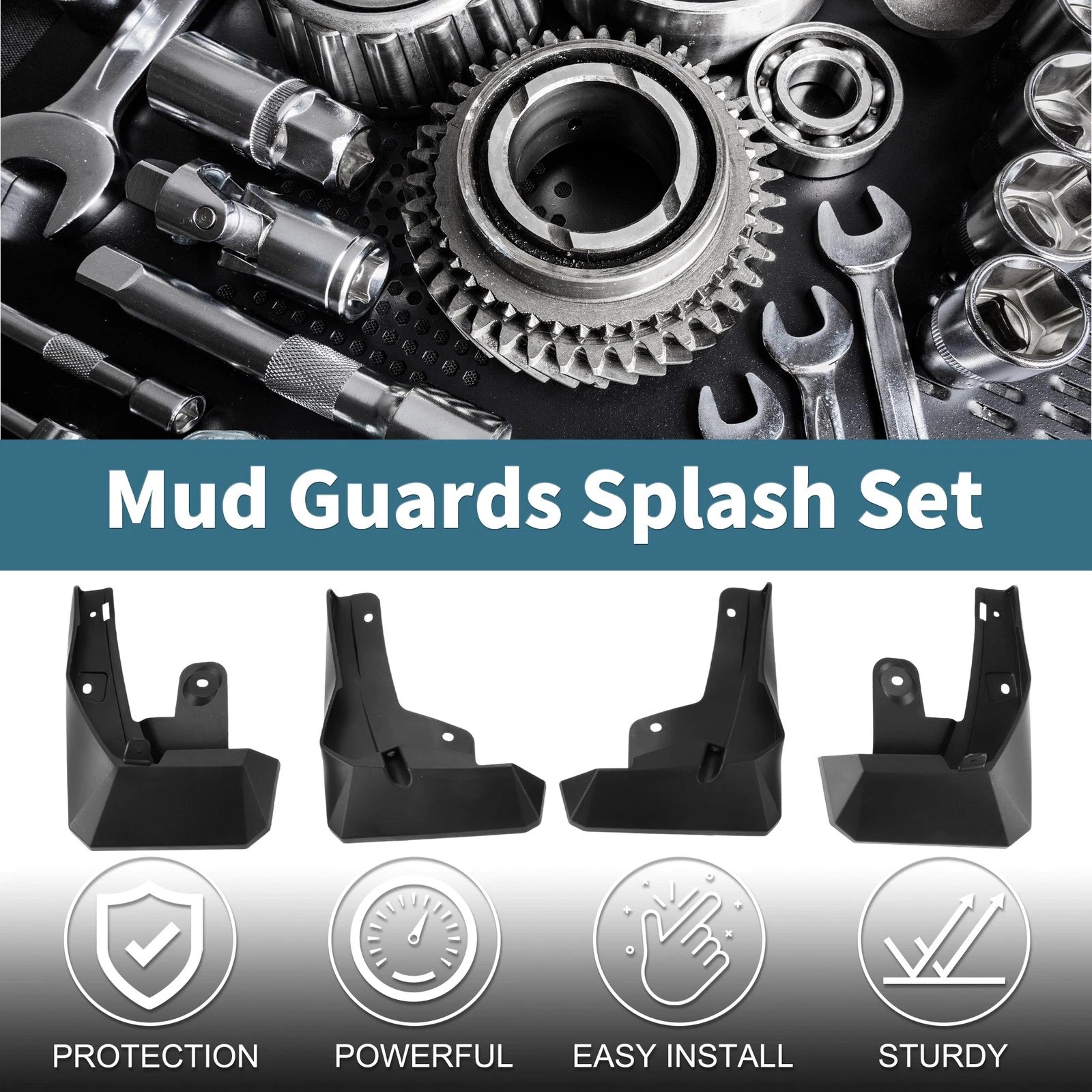 Mud Flaps Splash Guards 1 Set for Toyota Raize (2020–2022)