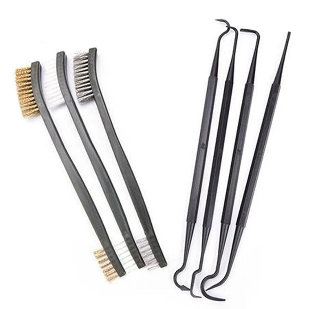 Set of 7 Wire Brushes for Rust Removal Cleaning Tools