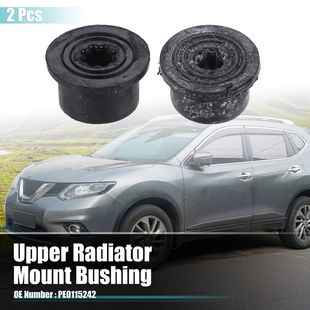 2PCS Radiator Mount Insulator Upper Rubber Cushion Bushing for Mazda 3 (2014–2015)