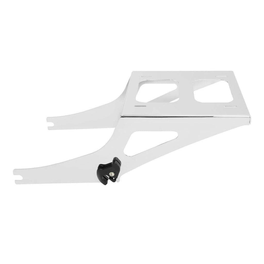 2X Chrome Up Mounting Rack Docking Hardware for Harley Fatboy (2008–2017)