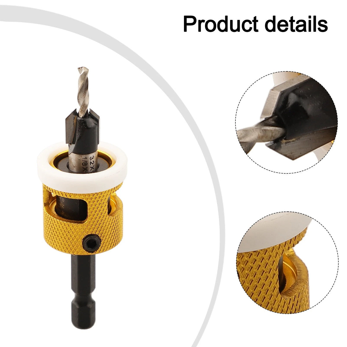 5 Pcs Countersink Drill Bit Set for Various Applications