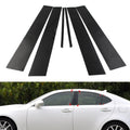 6X B Pillar Post Cover Trim for Lexus IS (2006–2013)