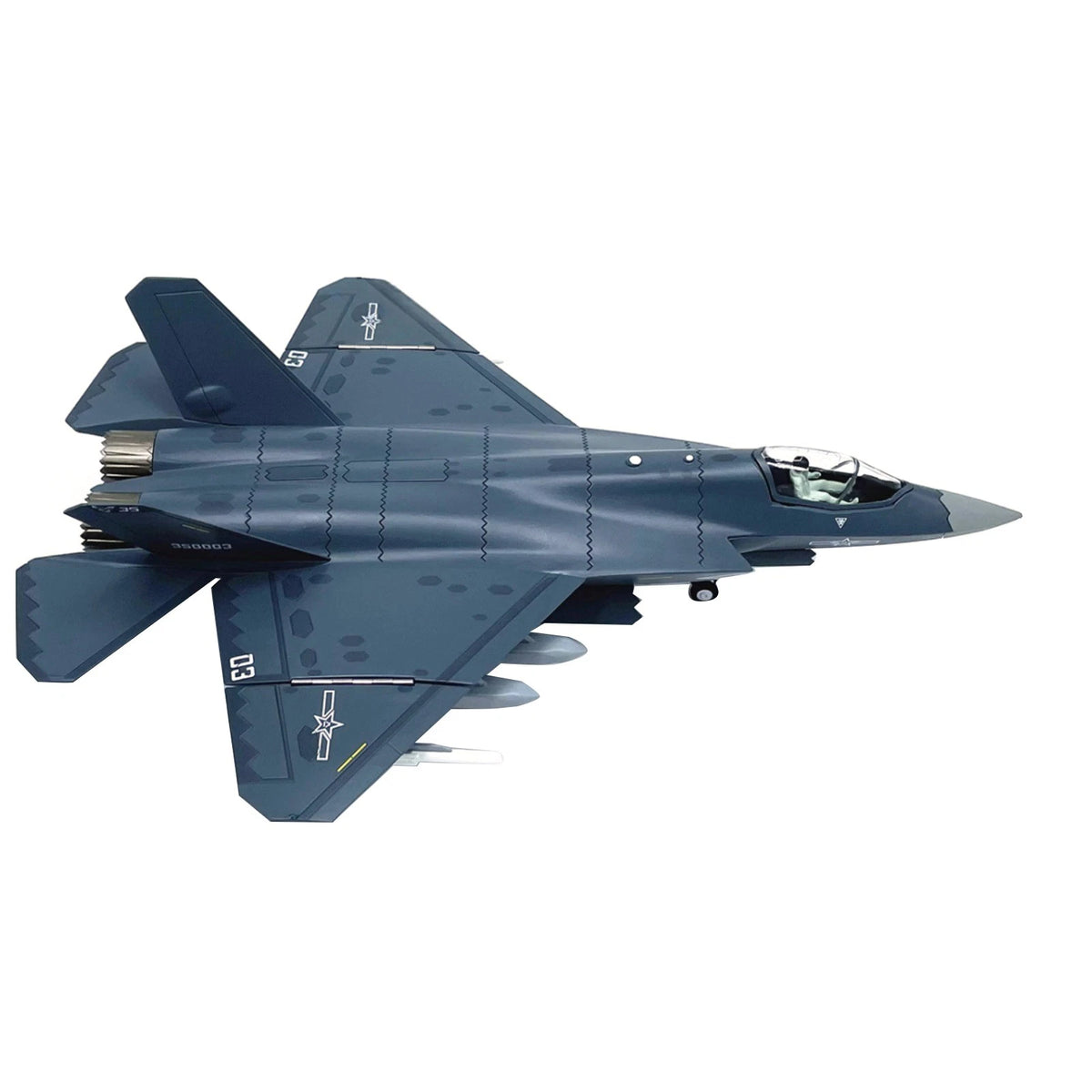 1/72 Scale Diecast Alloy J-35 Fighter Aircraft Model with Stand