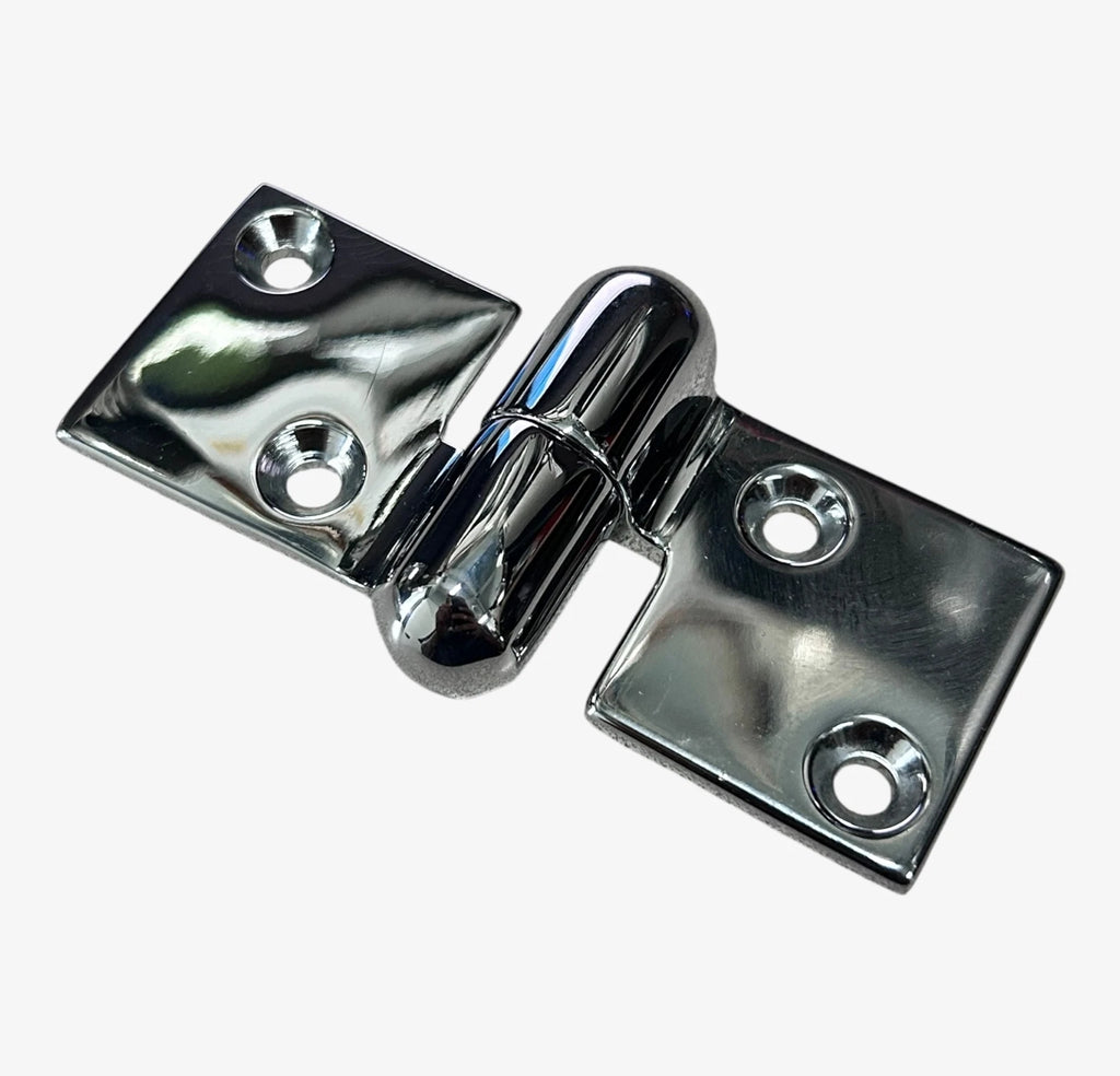 Chrome Plated Bronze Left Hand Pull Apart Hinge for Perko 0149DP0CHR (3 3/4'' x 2'')