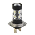 2X H7 LED Headlight Bulbs Kit for Universal Fit (6000K White)